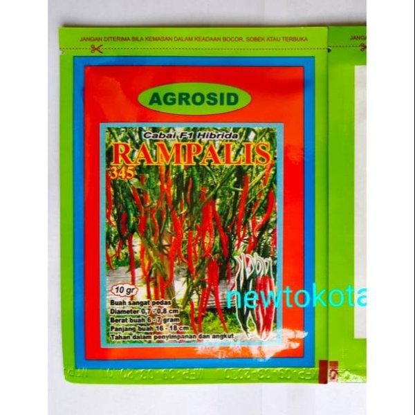 Benih cabe keriting hibrida RAMPALIS F1 10 gram cabai kriting 10gr