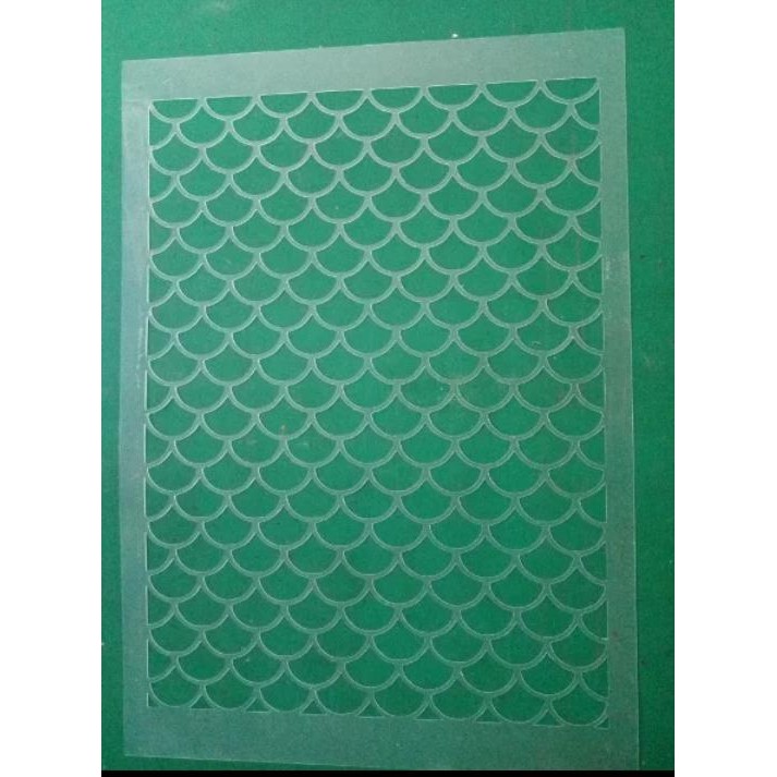

Stencil Airbrush Sisik ikan Naga