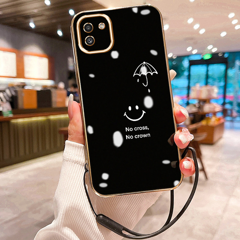 Casing Hp Untuk Samsung Galaxy A03 A03s A03 Core Case Casing Ponsel Silikon HP Kasing Bermotif Teks 