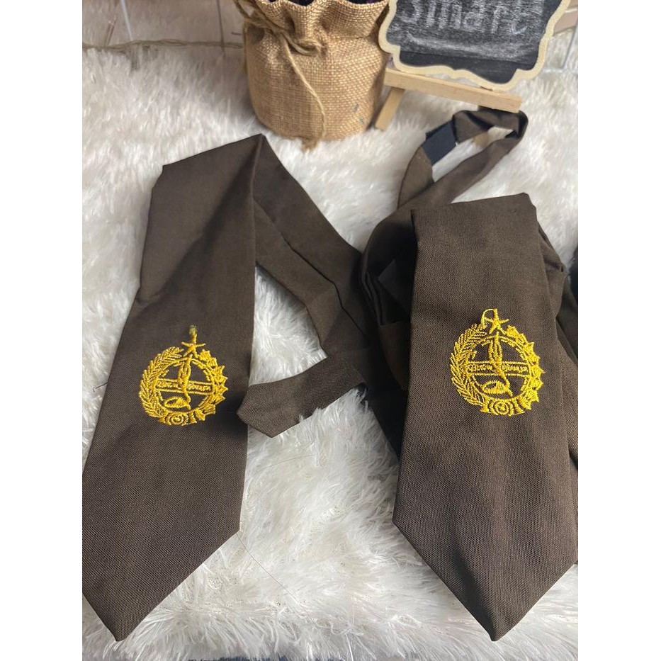 (Allthebest) DASI PRAMUKA COKLAT BORDIR