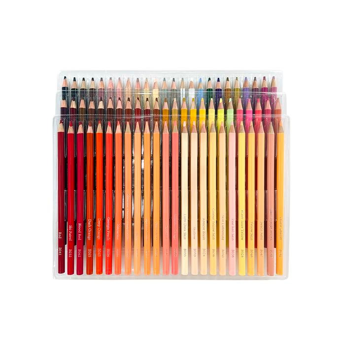 

Brutfuner 26/50/72 Color Oil Pencil Skin Color Portrait Soft Core Pencil Wood Colored Pencils Artist