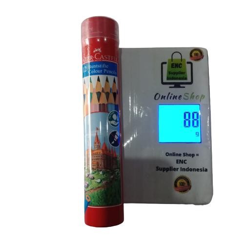 

pensil 12 warna kaleng faber castell classic 12w round tin per set