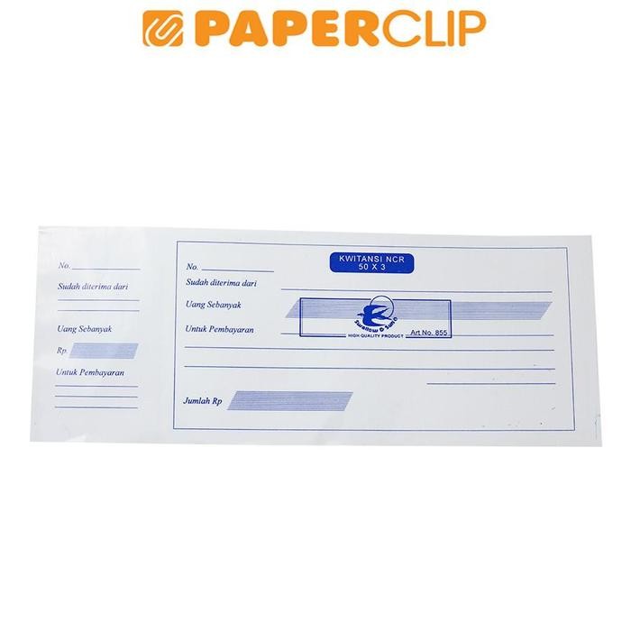 

TUMI Buku Kwitansi Swallow 855 50/R3 Ncr Panjang