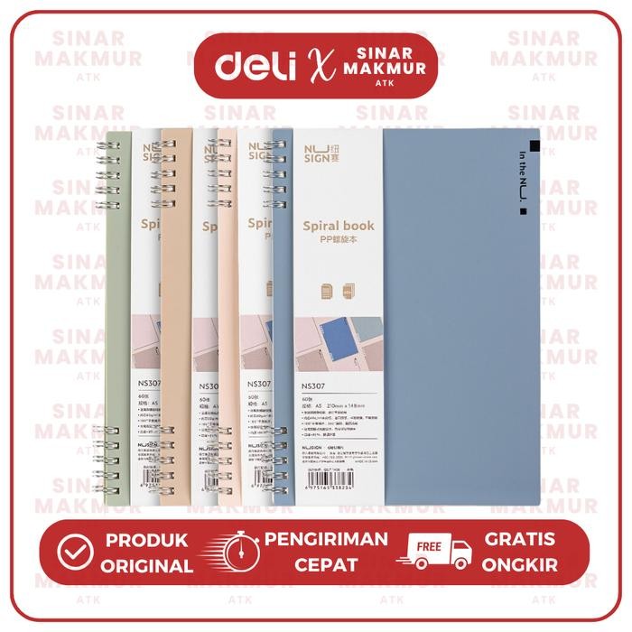 

TUMI Nusign Spiral Notebook/Buku Catatan Jilid Spiral A5/B5 60 Lembar (Pcs)