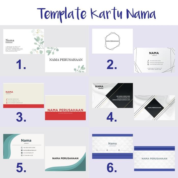 

TUMI Cetak Kartu Nama Termurah 2 Sisi / Bolak-Balik