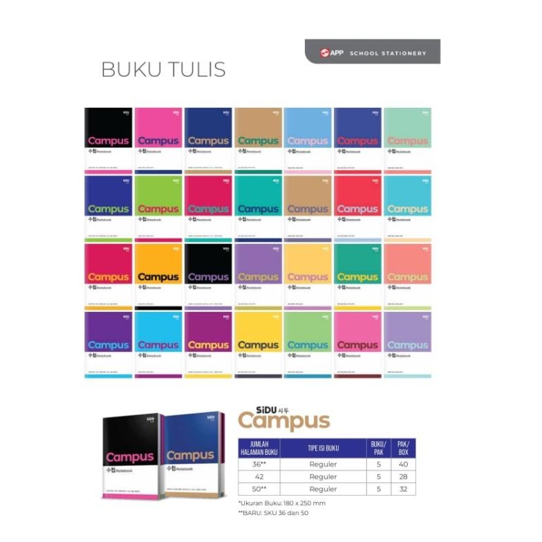 

TUMI Buku Tulis Sidu Maxi 42 Lembar Isi 5 Pcs