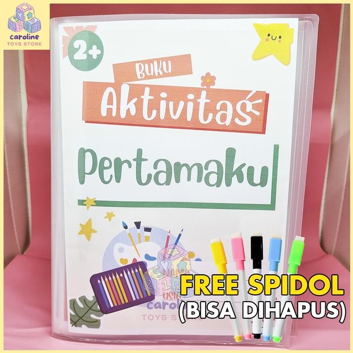 

Buku Aktivitas Pertamaku Worksheet Anak Pra TK 2 3 4 Tahun Paud Buku Edukasi Anak Bisa Dihapus Wipe