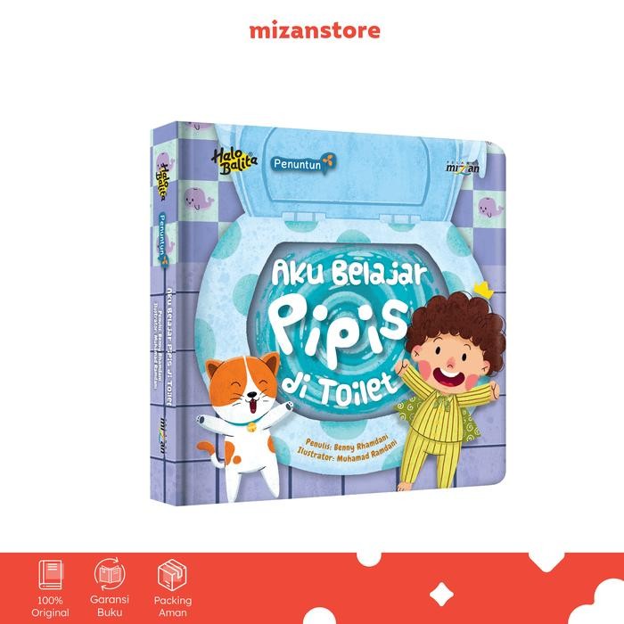

[Mizan Jakarta] Buku Anak Halo Balita.Penuntun: Aku Belajar Pipis Di Toilet (Boardbook)
