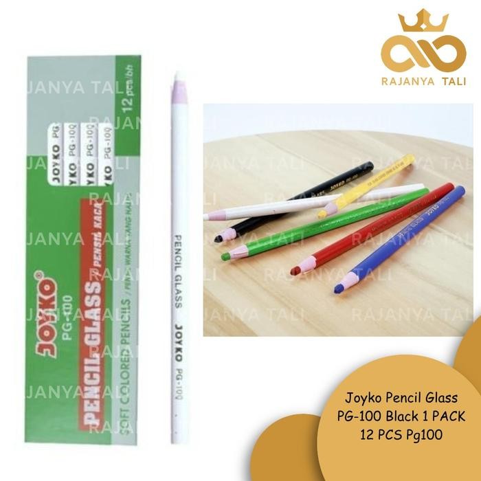 

I77W Joyko Pencil Glass / Pg-100 Black 1 Pack = 12Pcs Pg100