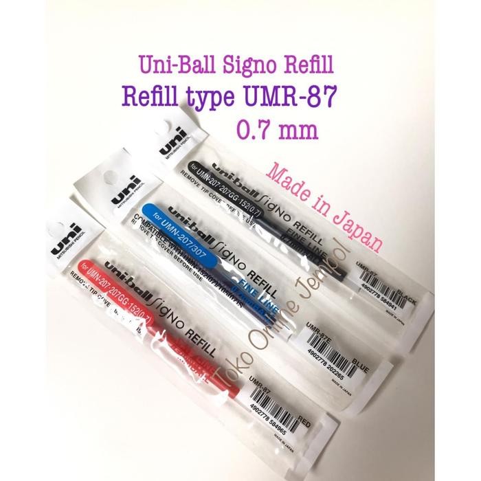 

I77W Umr-87 Refill Pulpen Signo Isi Ulang Pen 0.7 Mm Uni-Ball Atk0882Un