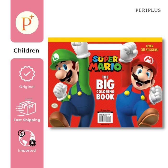 

Super Mario: Big Coloring Book (Nintendo) - 9780593307779