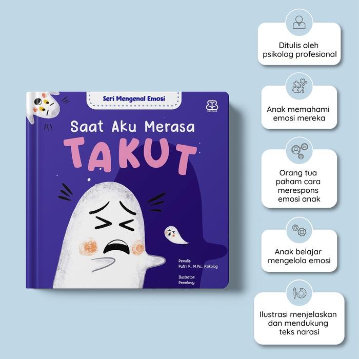 

[Mizan] Buku Seri Mengenal Emosi : Saat Aku Merasa Takut (Boardbook) Bentang Kids