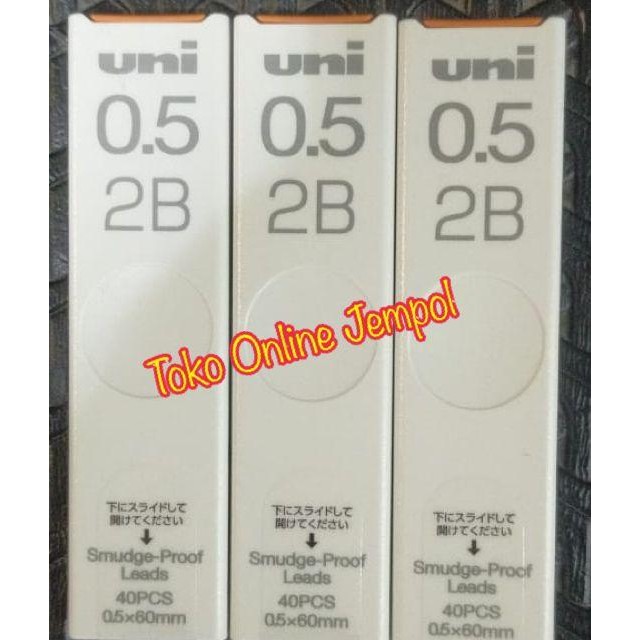 

I77W Atk0524Un Isi 40 Leads Japan 0.5 2B Isi Pensil Mekanik Mitsubishi Uni