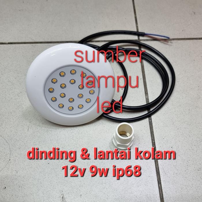 Lampu Kolam Led Ufo 9Watt 9W 12Volt / Pool Light Led 12V 9W 9 Watt Smd