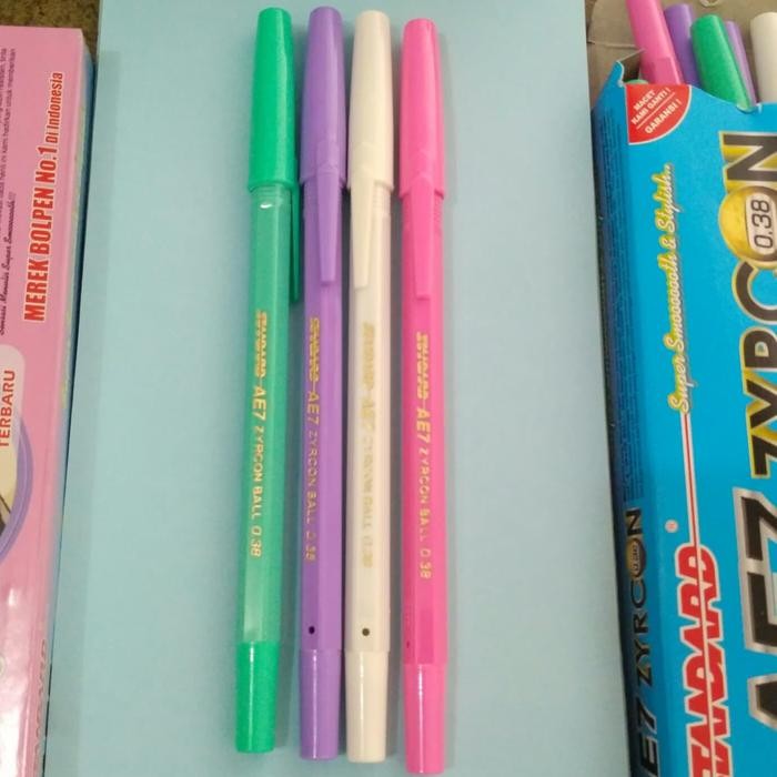 

X689 Bolpen Standard Ae7 Zyrcon 0.38- 12 Pcs