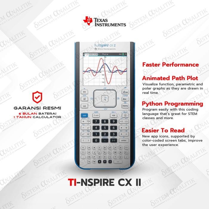 

X689 Texas Instruments Ti-Nspire Cx Ii Graphing Calculator