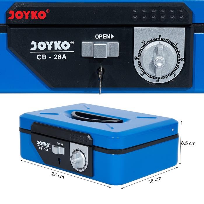 

X689 Cash Box Kotak Uang Kotak Kas Joyko Cb-26A