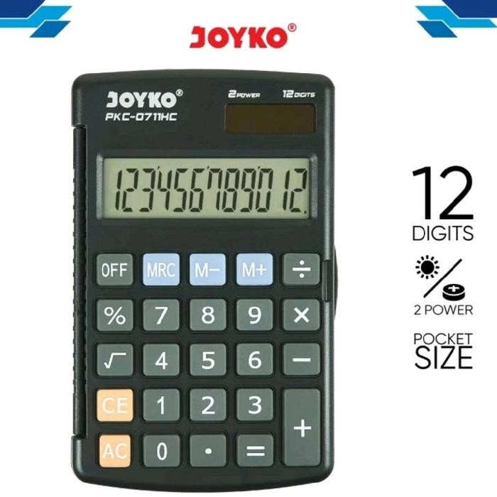 

X689 Calculator / Kalkulator Joyko Pkc-0711Hc/12 Digits