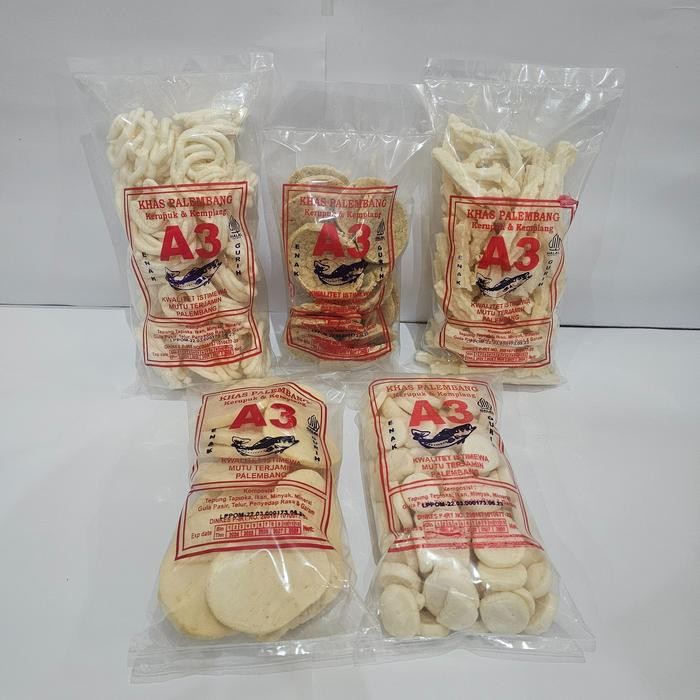 

Sale!! Paket Kerupuk 5 Bungkus Super Nagih 6 Kecifir Sanggul Besar Mini Kulit A3 Palembang
