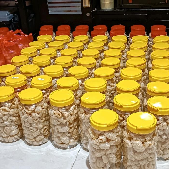 

Sale!! Kerupuk Kulit Babi Kerubi B2 Garing Gurih Renyah Kerupuk B2 Toples 2Liter