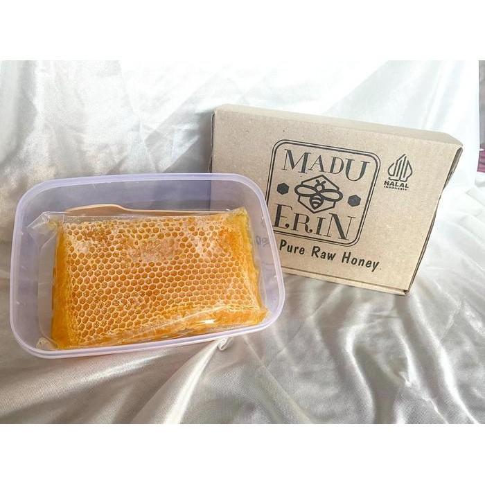 

500gr Madu Sarang (Free Sendok kayu + Kardus ) Madu Erin honey madu sarang