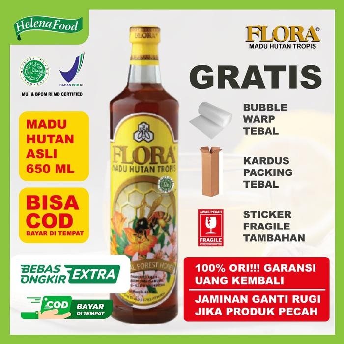 

Madu Hutan Asli Flora Tropis 650 ml - Madu hutan asli Indonesia