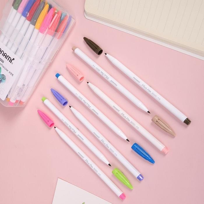 

Monami Plus Pen 3 - Set 6 Color Waterbase Finer Marker