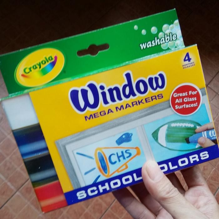 

Crayola Washable Window Mega 4-Color Marker (58-8171)