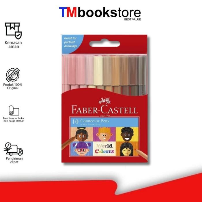 

CONNECTOR PEN SKIN TONE SET-10 155009E FABER CASTELL TMBOOKSTORE