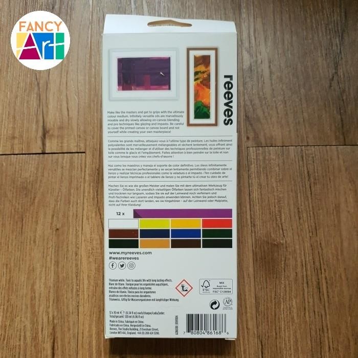 

Reeves Oil Colour Set 12 Cat Minyak