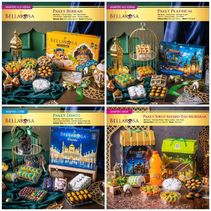 

PAKET LEBARAN / HAMPERS BELLA ROSA BELLAROSE BEST SELLER Gift Food Snacks Makanan - KURMA COKLAT