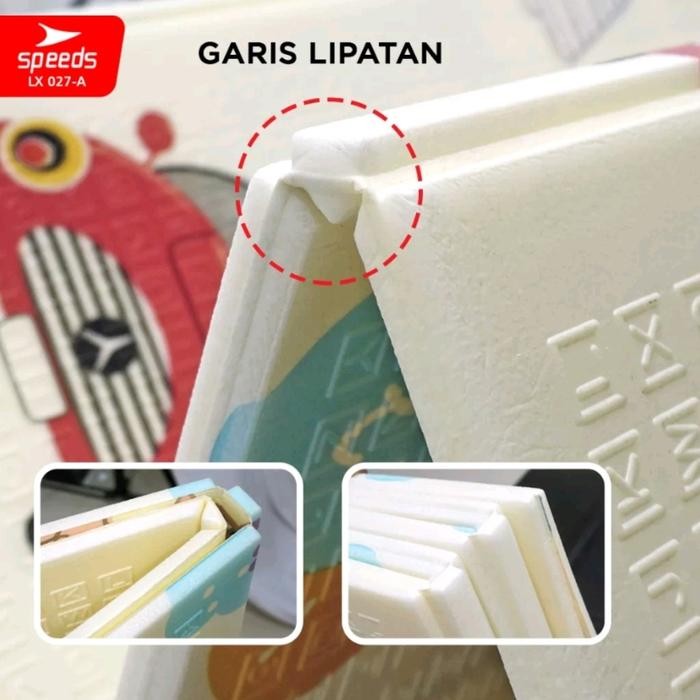 Playmat SPEEDS Bayi Lipat Tebal Karpet Baby Matras Bayi Playmate