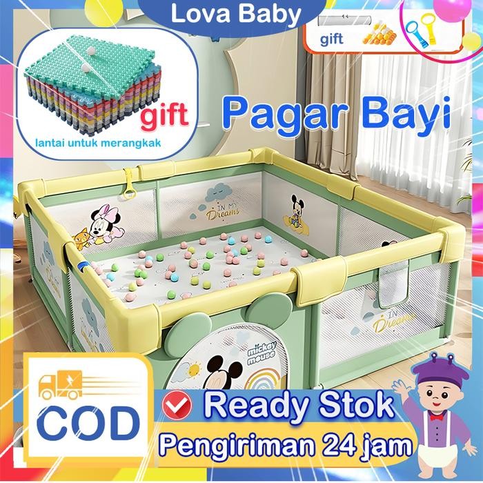 [Ready] Pagar Bayi Bermain Pagar Mainan Anak Pagar Bayi Pagar Mainan Bayi Baby Pembatas Kasur