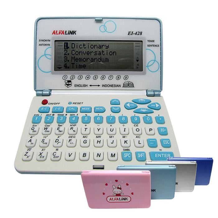 

ALFA LINK ELECTRONIC DICTIONARY EI-428 - MERAH MUDA