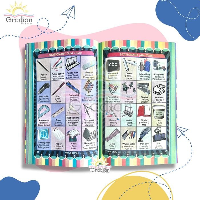 

KAMUS IDEAL INGGRIS INDONESIA BERGAMBAR FULL COLOR DILENGKAPI PERCAKAPAN