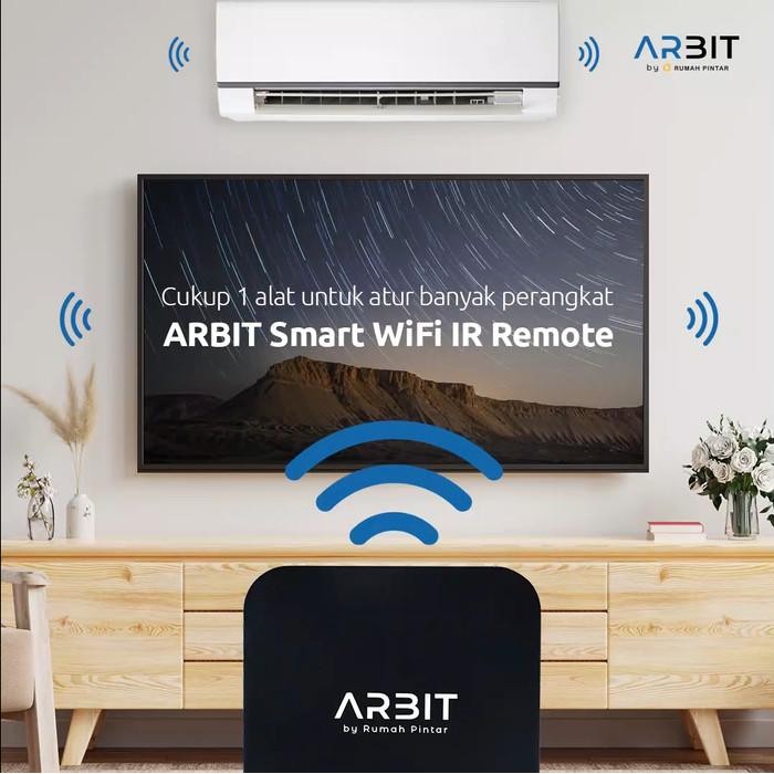 

ARBIT WIFI IR INFRARED REMOTE CONTROLLER REMOT PINTAR WIRELESS ELEKTRONIK SMART HOME USB TUYA