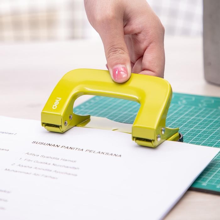 

Deli E0136 2-Pembolong Kertas-Metal Punch 10Sheets