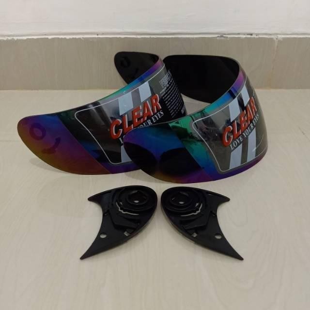 (Allthebest) KACA HELM / VISOR BMC BLADE 200, KAWASAKI NINJA 250Fi, HONDA TRXR full