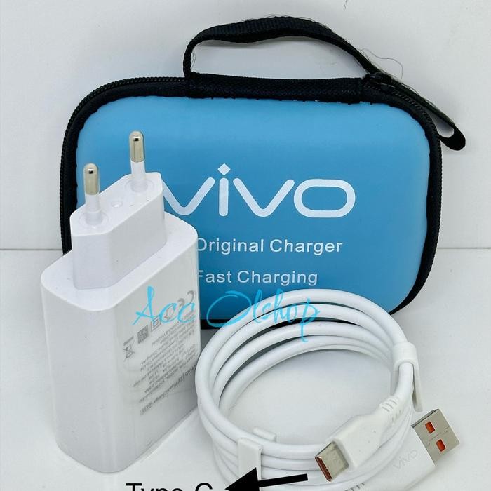 Charger Vivo Type-C Charger Fast Charging Kabel Tipe C Plus Dompet