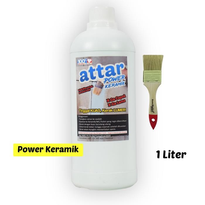 ATTAR Power Cairan Pembersih KERAMIK Kamar Mandi / WC / Toilet 1 Liter
