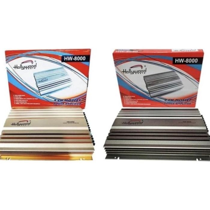 POWER HOLLYWOOD 4 CHANNEL HW 8000 - 4 CHANEL HOLLYWOOD