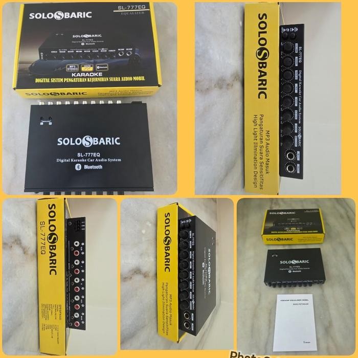 PREAMP PARAMETRIK KARAOKE EQUALIZER SOLOSBARIC SL-777EQ / PARAMETRIK MOBIL