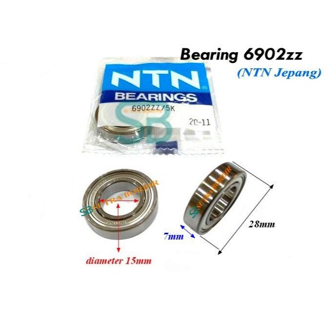 BEARING 6902ZZ NTN JEPANG BALL BEARING 6902Z NTN ROLLER BEARING 6902Z NTN JAPAN BEARING
