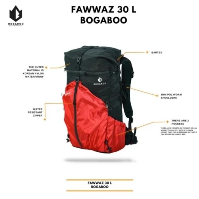 Tas carrier gunung tas Backpack ultralht Monte equipment lite UL-30L