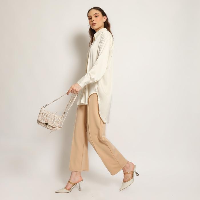 HONYAN Tas Selempang Wanita Wicha Sling Bag Kulit Rajut Kekinian Tas Fashion Wanita Trendy Import