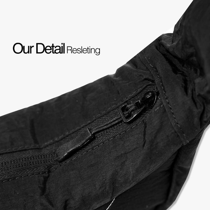 Exhale Apparel Slingbag Wylie Black Selempang