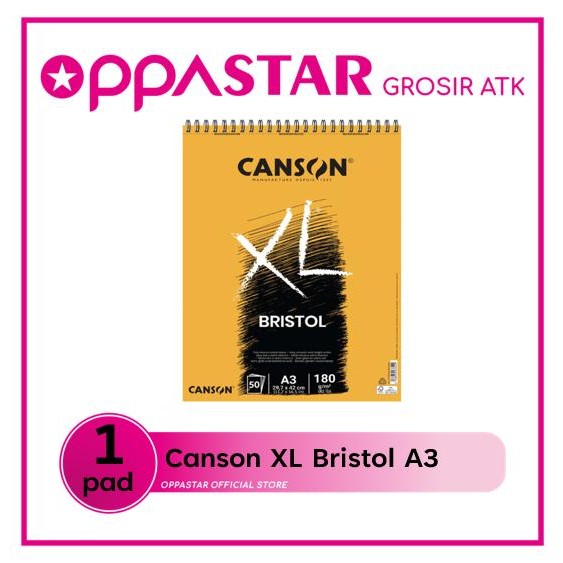 

SARI Canson Xl Bristol A3 50 180 Kertas Drawing Gambar 31078A022