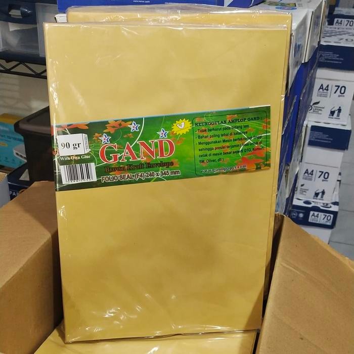 

5WUM Amplop Coklat Folio Seal 90Gsm - Gand
