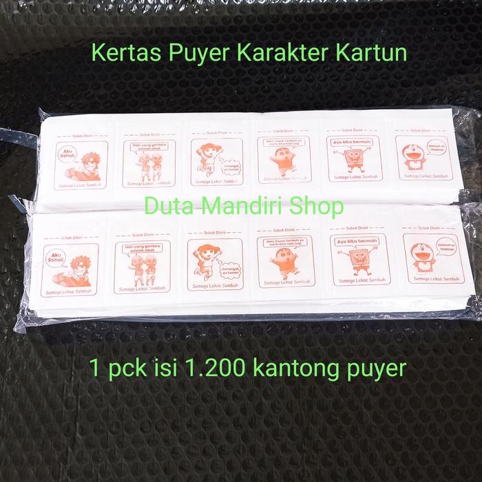 

SARI Kertas Puyer Berkarakter Kartun