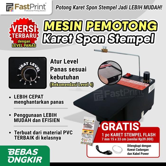

5WUM Alat Pemotong Karet Stempel Flash